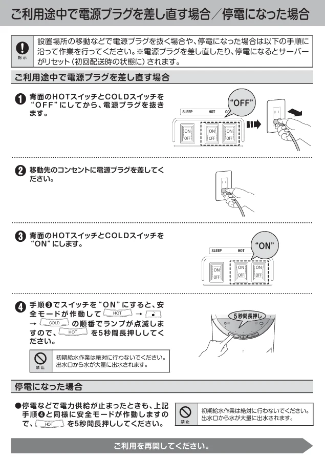 エブリィフレシャスは操作が効かないときは、電源入れ直しが有効